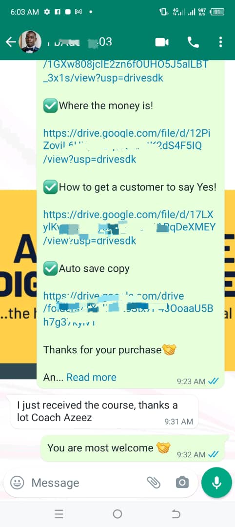 Customer review 1
