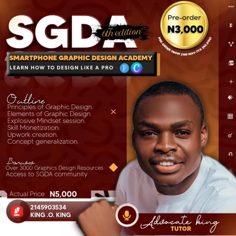 Buy SMARTPHONE GRAPHIC DESIGN ACADEMY 6 0 By King Jnr King On Selar co Buy smartphone graphic design academy 6 0 by king jnr king on selar co