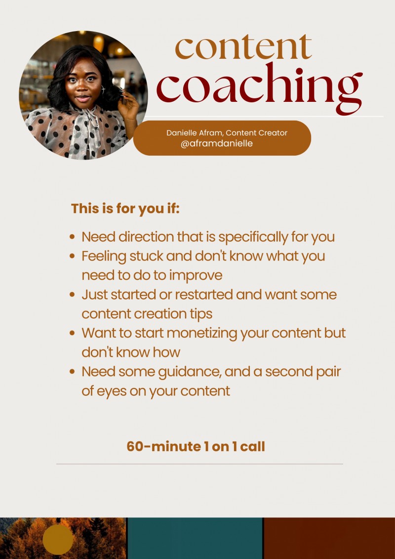 1 on 1 Content Coaching Call