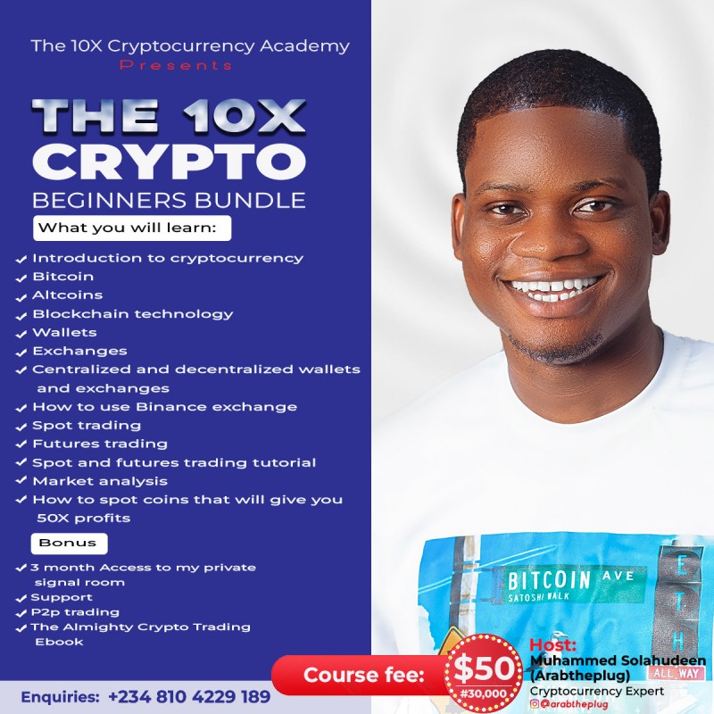 THE 10X CRYPTO BEGGINNER"S BUNDLE