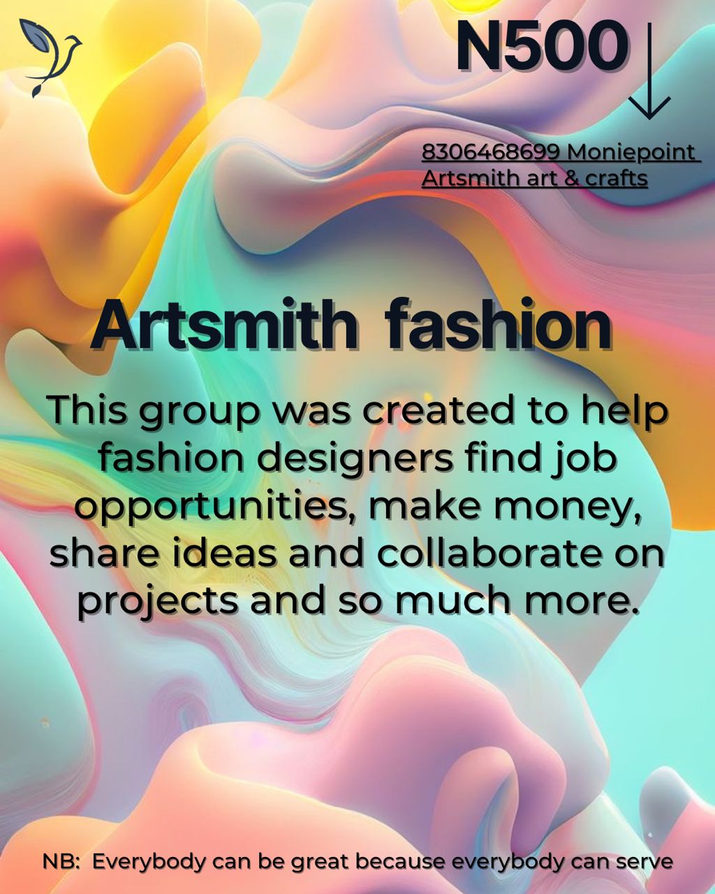 Subscribe Artsmith fashion group by Art smiths on Selar.co
