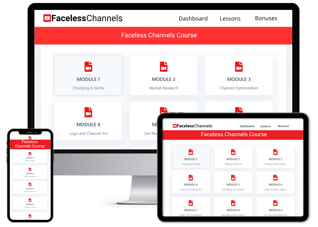 Buy FACELESS CHANNEL: YOUTUBE AUTOMATION COURSE by Business Crafts on Selar