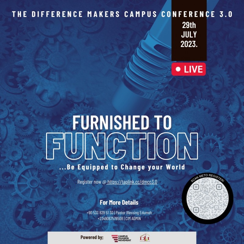 Buy DMCC CONFERENCE MATERIALS by Campus Invasion Movement on Selar.co