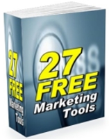 27 FREE MARKETING TOOLS