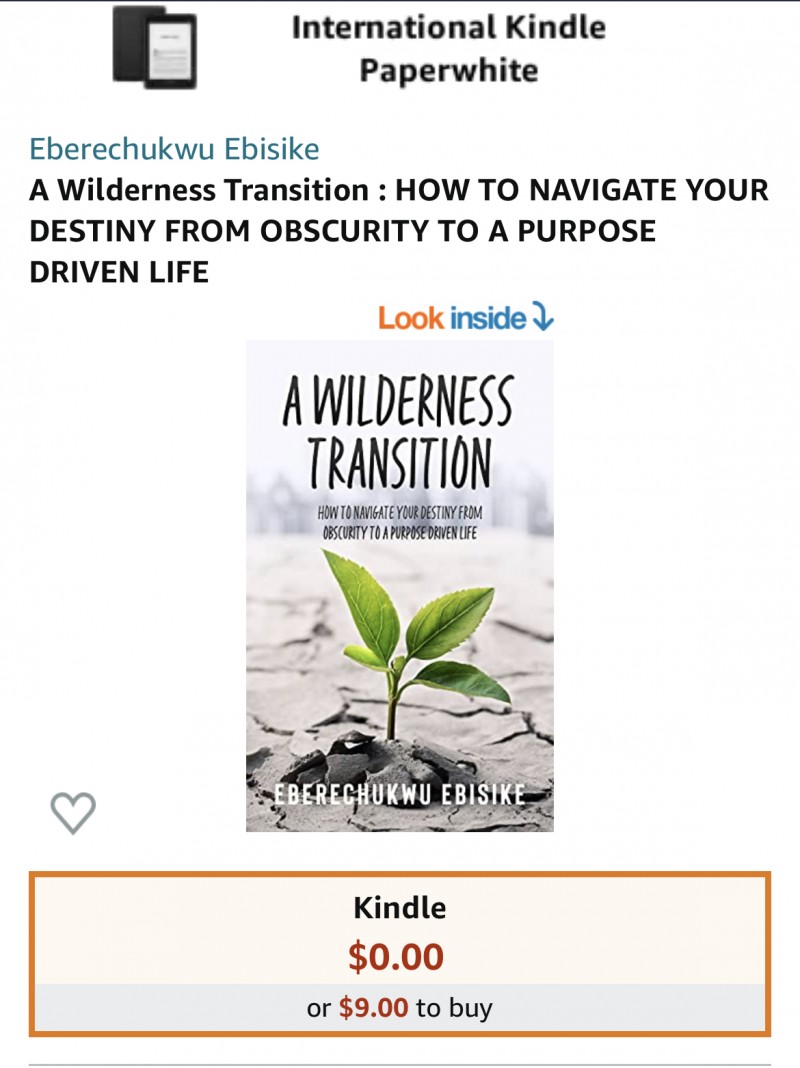 A WILDERNESS TRANSITION