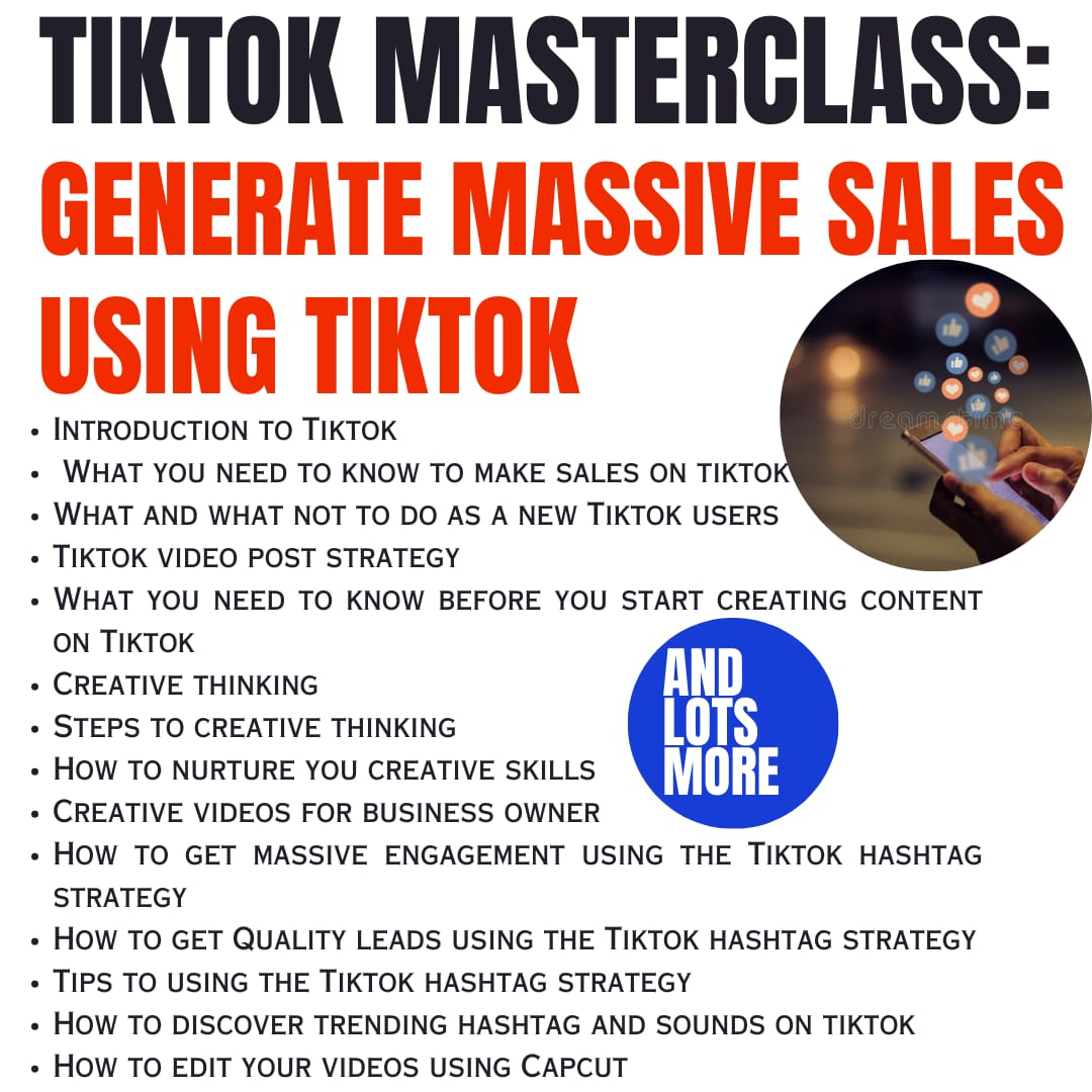 Buy Tiktok Masterclass by Deji Daniel on Selar