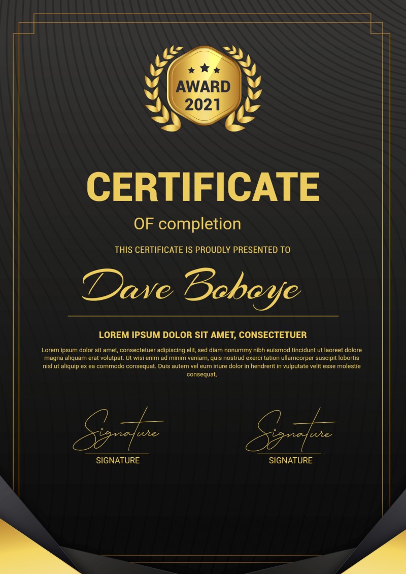 CERTIFICATE MAKER AND DESIGNER