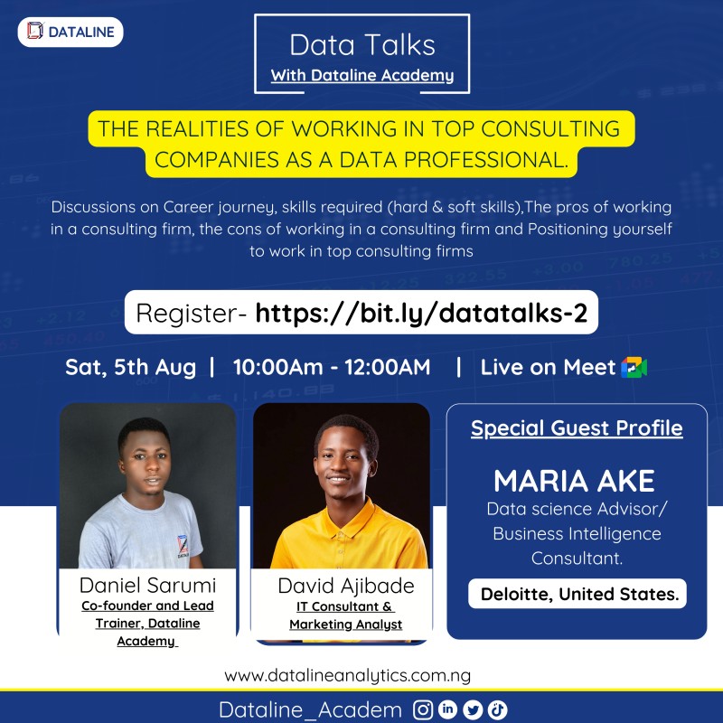 Realities Of Working In Top Data Companies- (RECORDED)