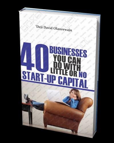 40 BUSINESSES YOU CAN DO WITH LITTLE OR NO START-UP CAPITAL (ebook)