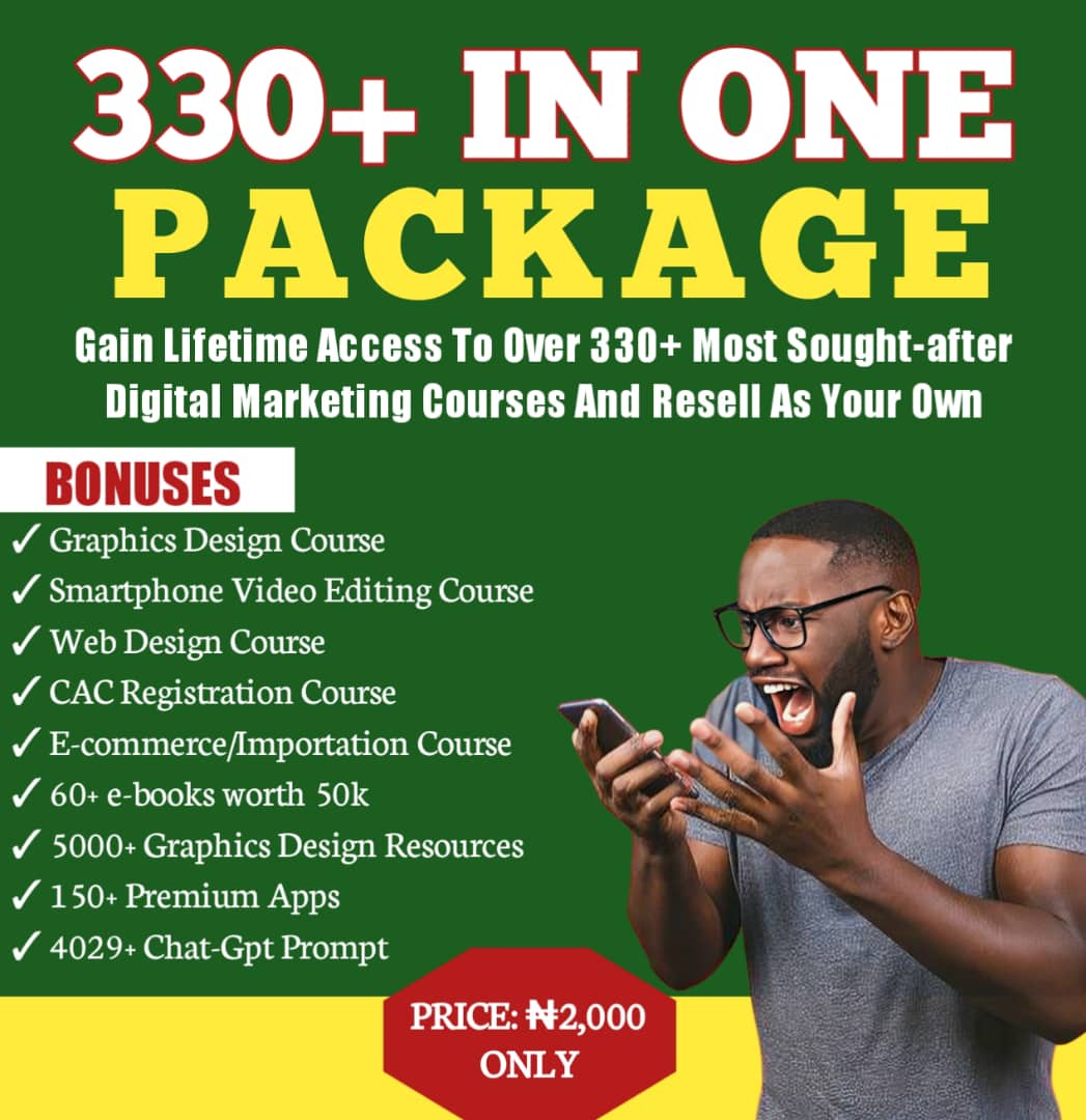 Buy 330+ IN ONE PACKAGE by DEX DIGITAL ACADEMY on Selar