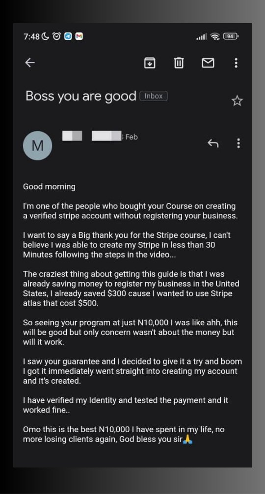 Customer review 1