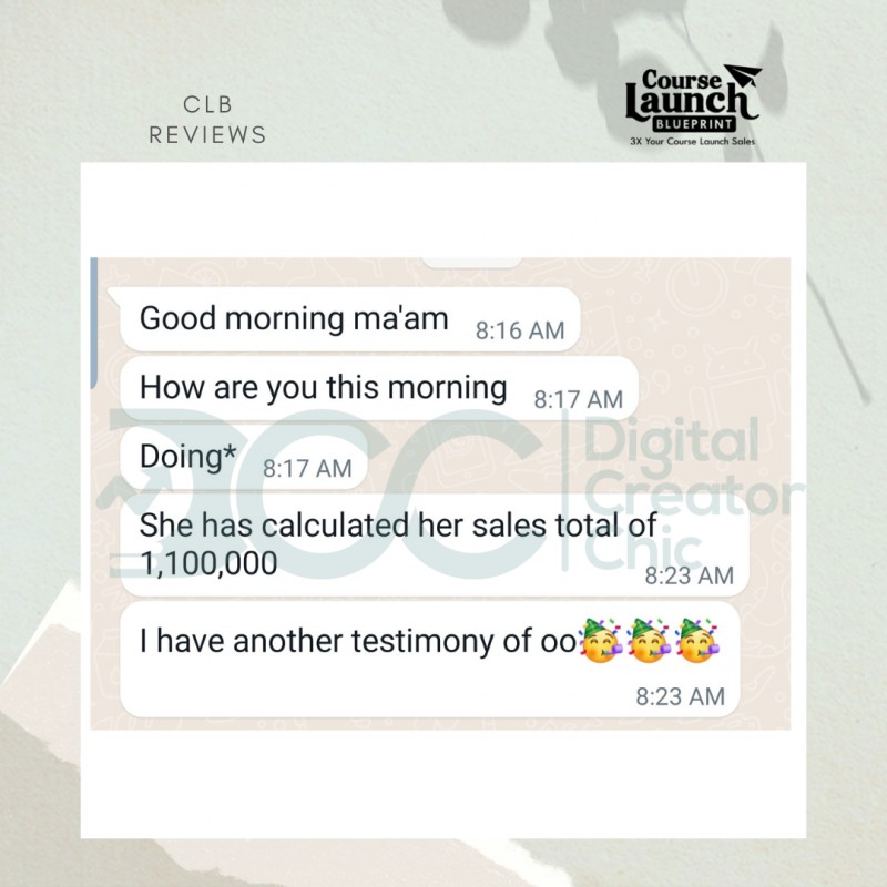 Customer review 1