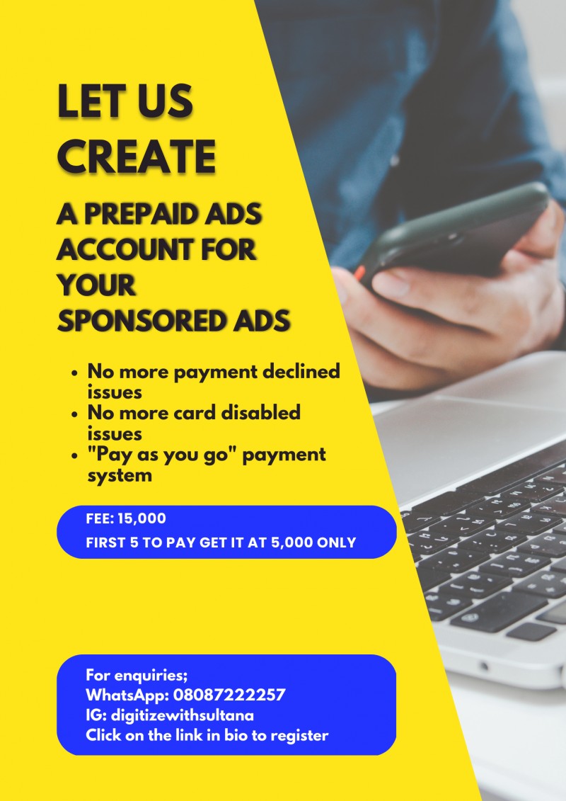 Prepaid Ad Account