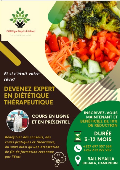 DEVENEZ EXPERT EN DIETETIQUE THERAPEUTIQUE