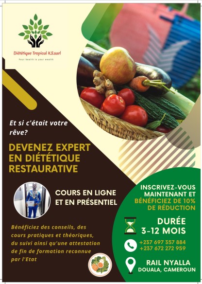 DEVENEZ EXPERT EN DIETETIQUE RESTAURATIVE