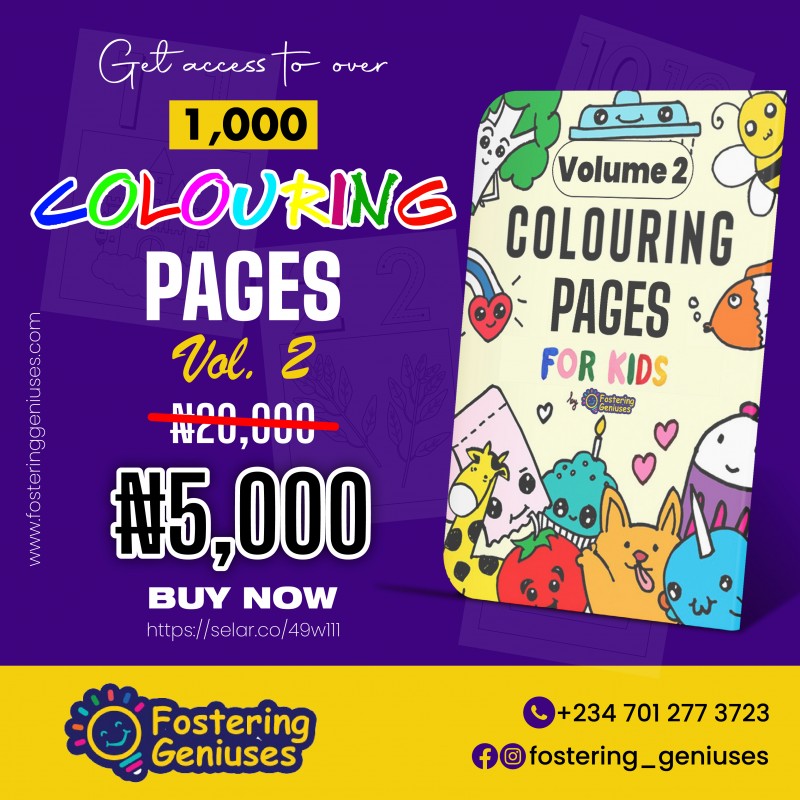 1000 Colouring Page. Vol 2