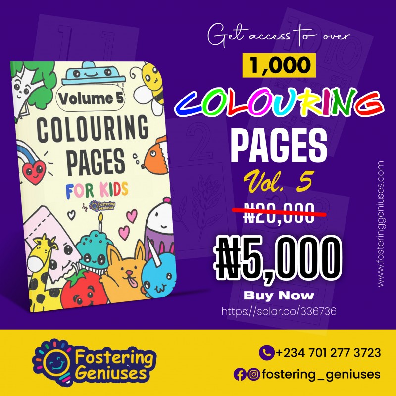 1000 Colouring Page. Vol 5