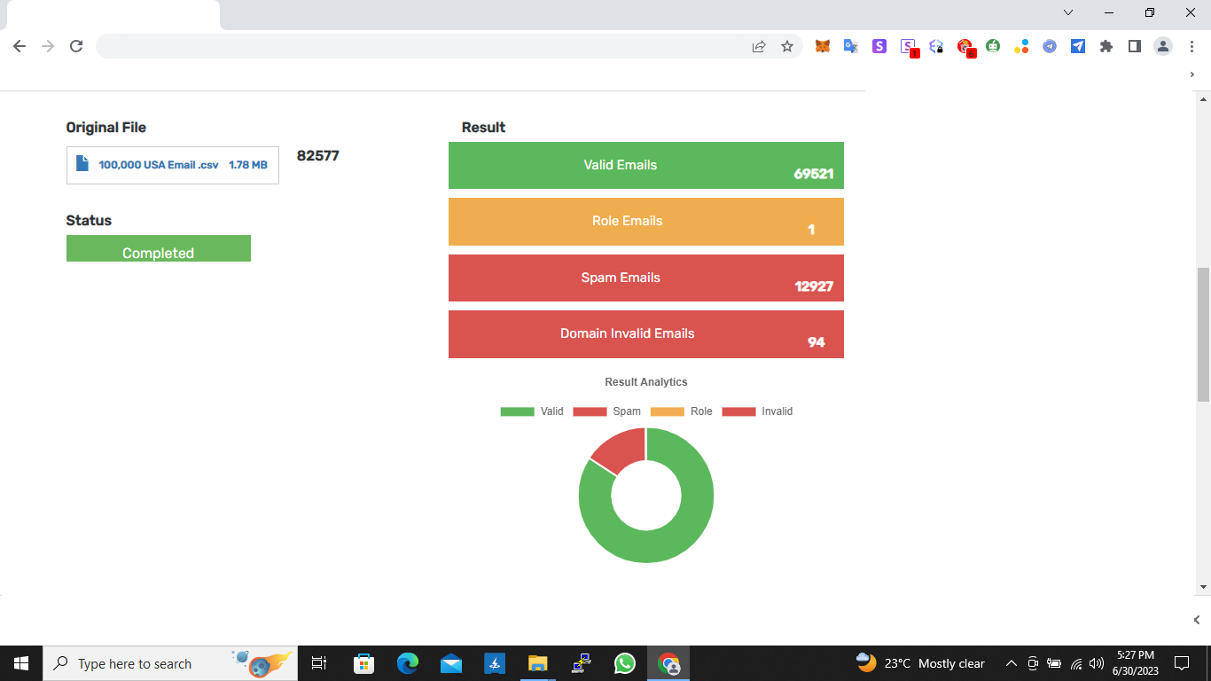 Bulk Email List Verifier