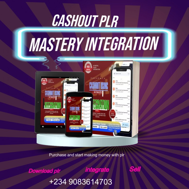 Cashout plr integration mastery