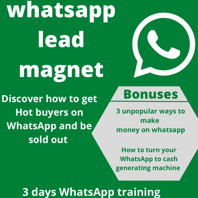 WhatsApp lead magnet blueprint