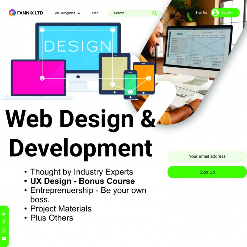Buy Web Design & Development Training by Fannix Technologies Limited on ...