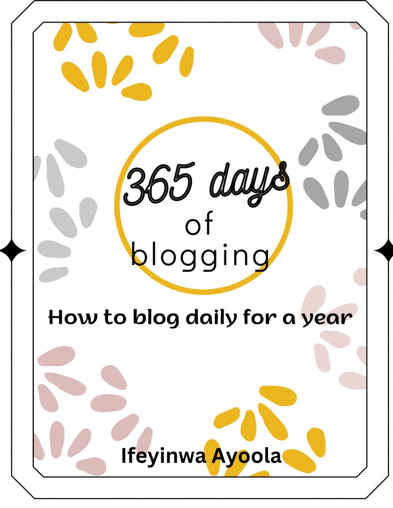 365 days of blogging