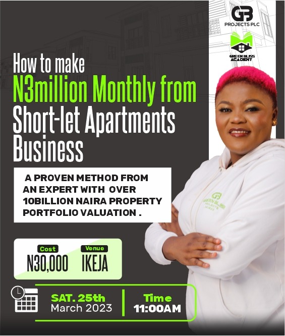 How to make N3 million monthly from your short-let apartment  business