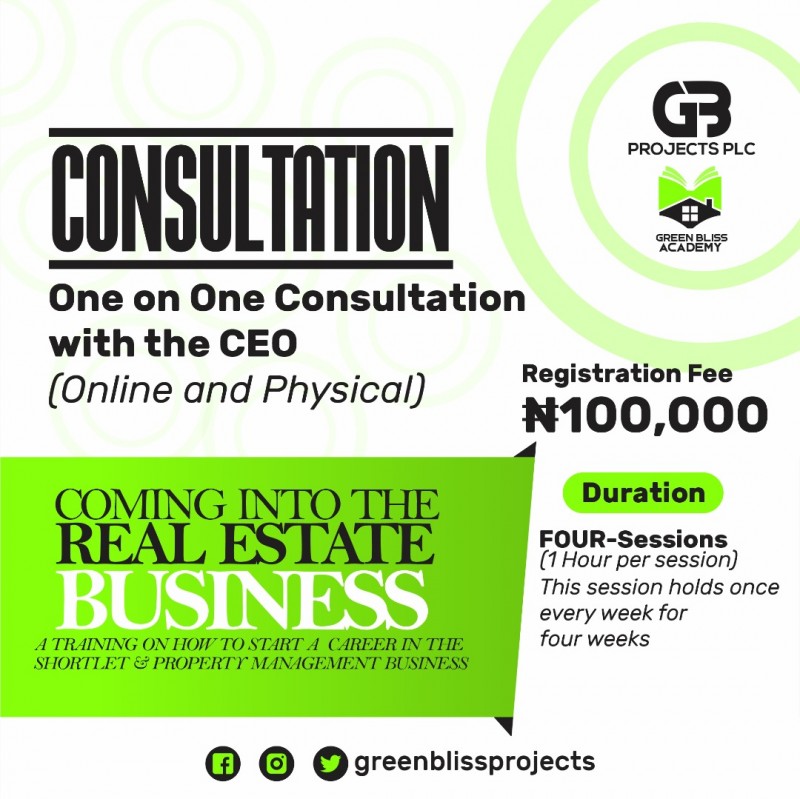 One on One Consultation With the CEO (Online and Physical)