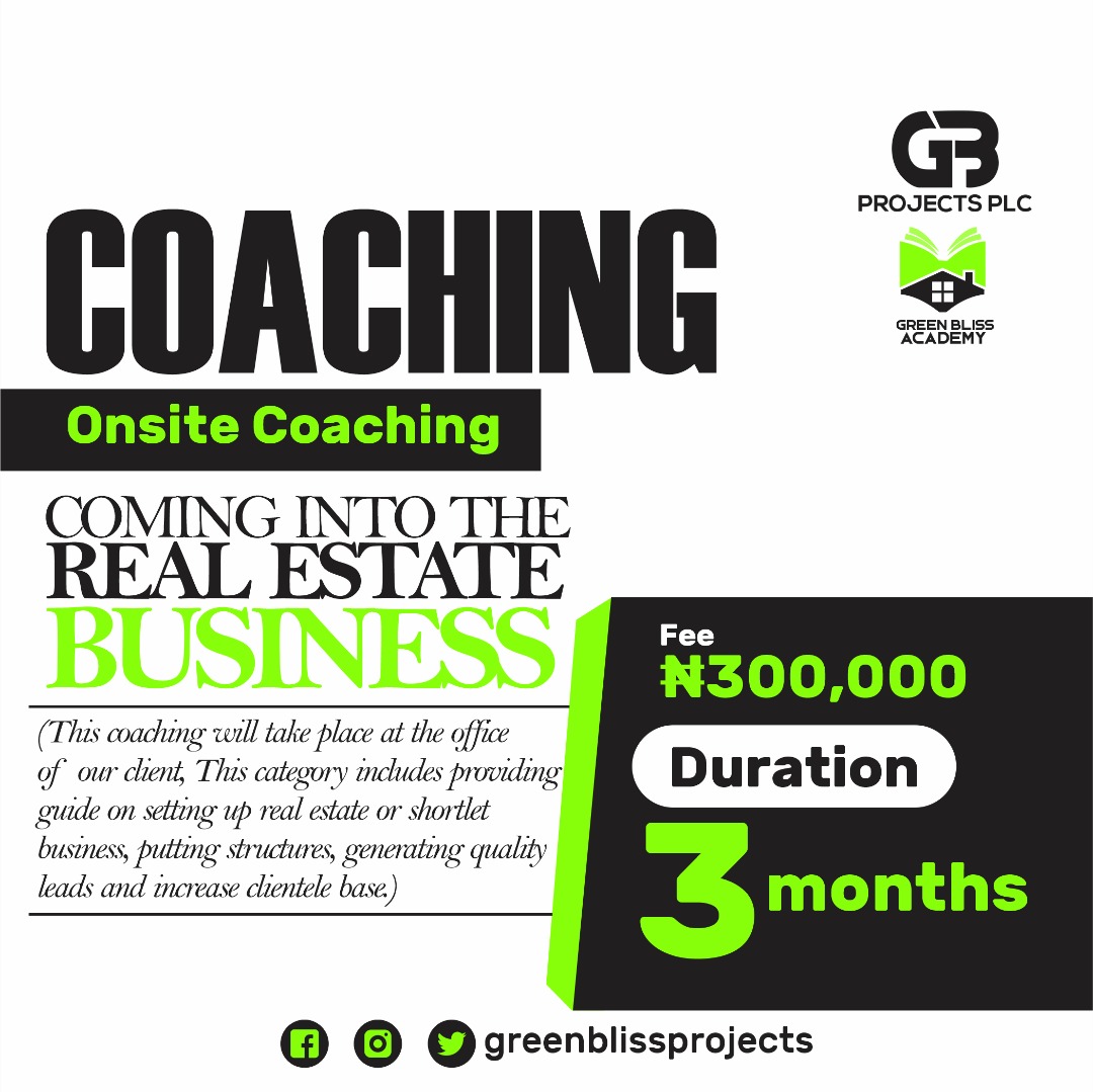 One on One Physical Coaching for short-let and real estate business