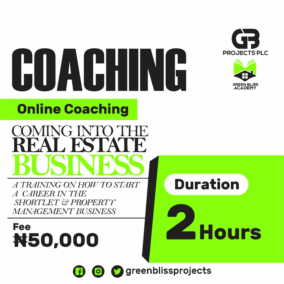 One on One Online coaching for short-let and real estate business