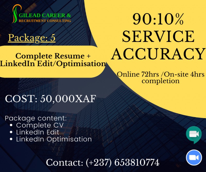 Complete Resume + LinkedIn Edit/Optimisation