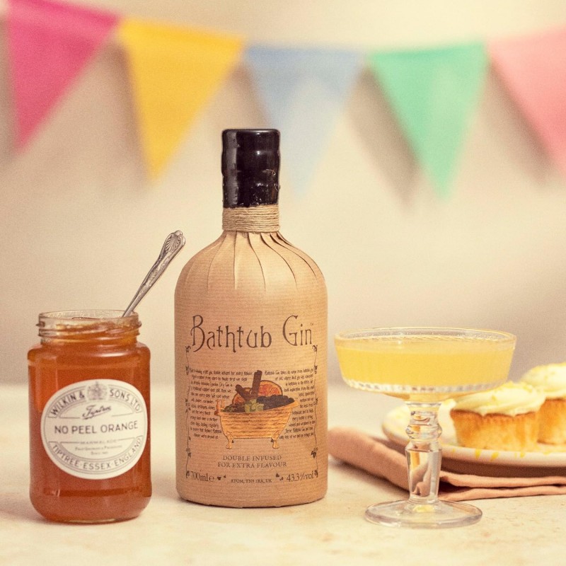 Buy Bathtub Gin, 70cl DoubleInfused 43.3 ABV Craft Gin with Orange