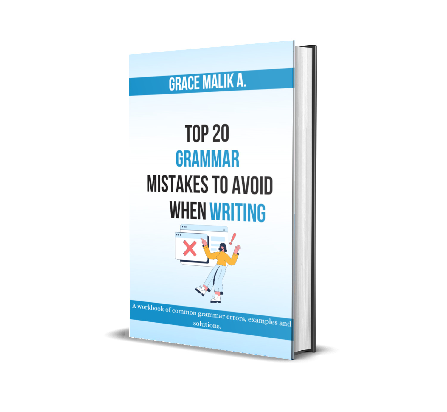 Buy Top 20 Grammar Mistakes to avoid when writing by Grace Malik on Selar