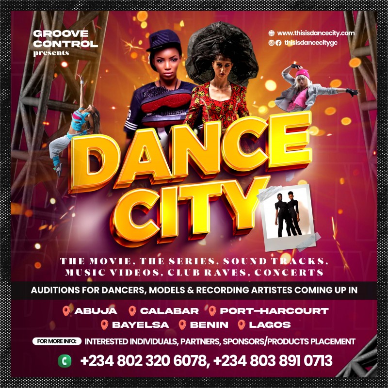 Buy Dance City Project Audition Form by GROOVE CONTROL on Selar.co