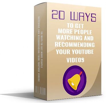 20 Ways To Get More People Watching and Recommending Your Videos Course