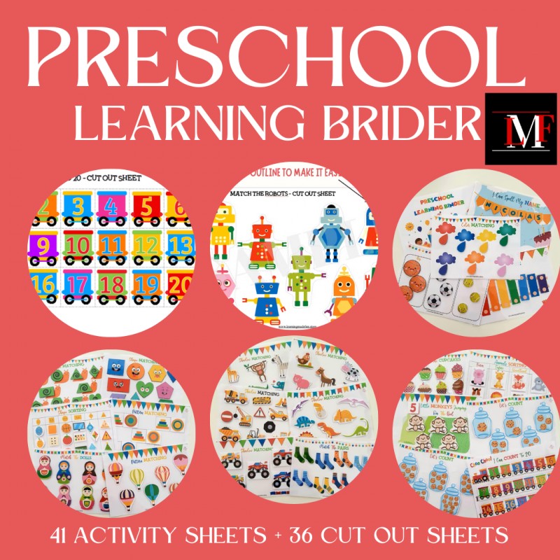 Buy the binder for preschool learning printable busy book pre