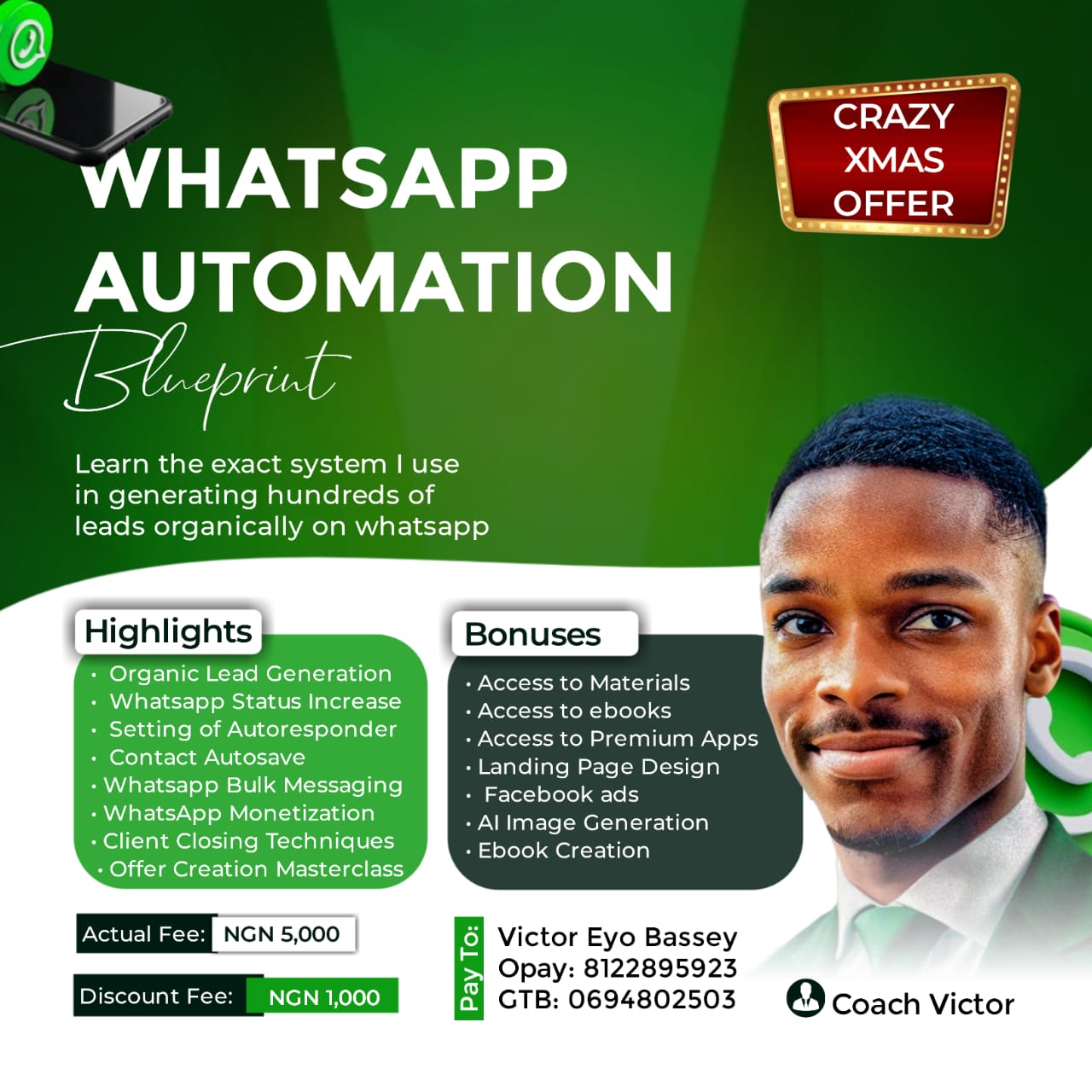 WHATSAPP AUTOMATION BLUEPRINT