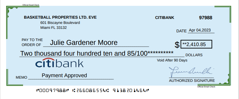 MOBILE DEPOSIT CHECK