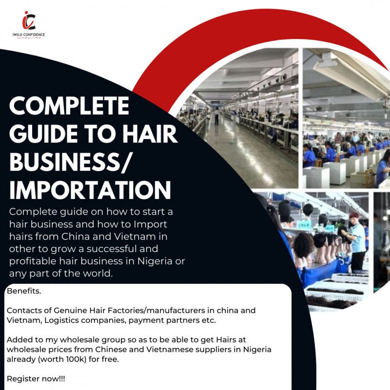 COMPLETE GUIDE TO HAIR BUSINESS/IMPORTATION