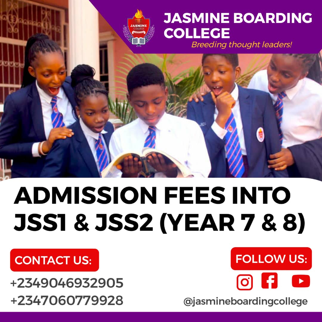 JSS 1&2 ADMISSION FEES