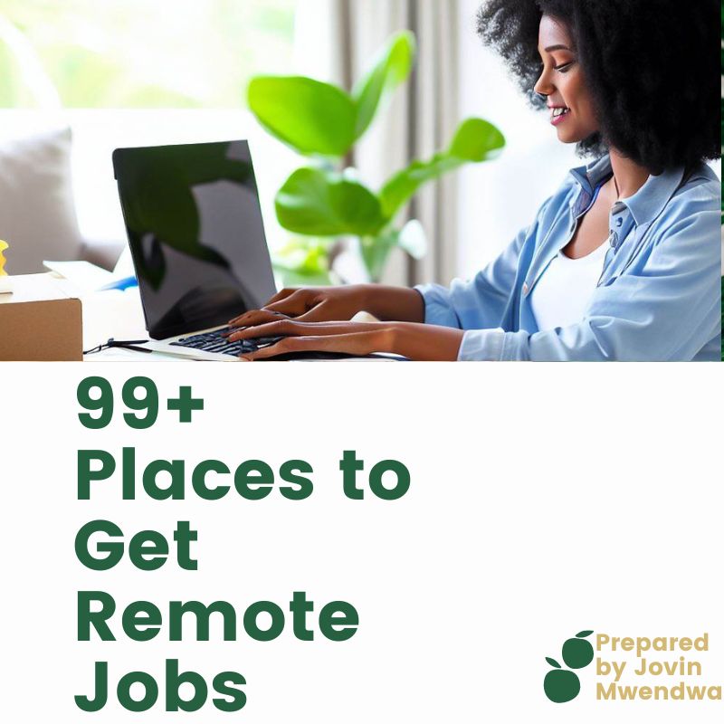 99+ Places to Find Remote Jobs