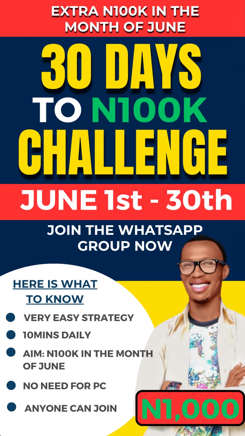 30 Days To N100k Challenge