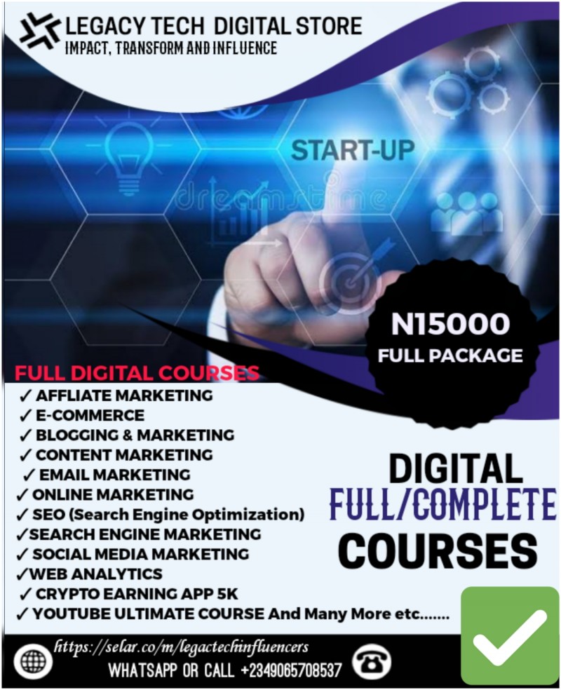 FULL DIGITAL COURSES ALL-IN-ONE PACKAGED