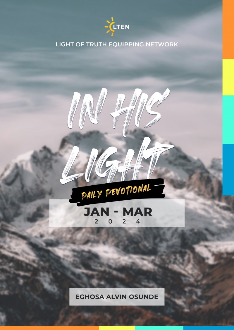 In His Light Daily Devotional, January to March 2024