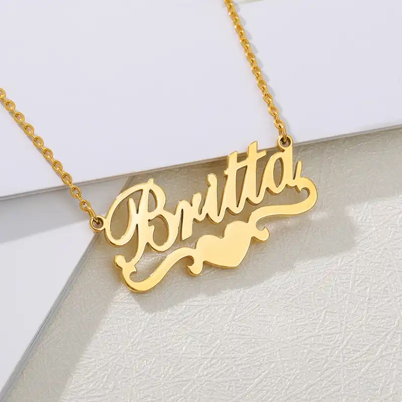 4k gold Necklace