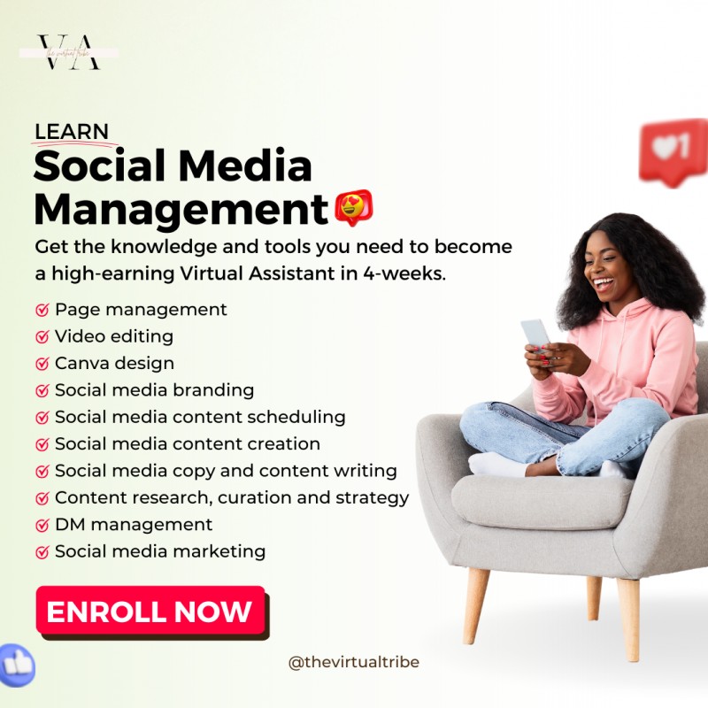 Social Media Virtual Assistant Course