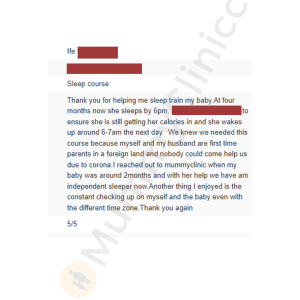 Customer review 1