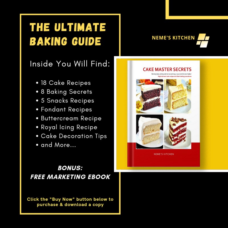 Buy The Ultimate Baking Guide [ Cake Master Secrets ] by NEME's KITCHEN on Selar.co