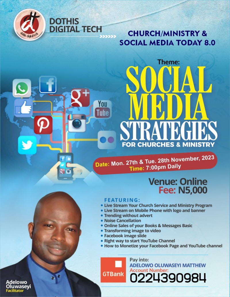 Social Media Strategies for Churches & Ministry