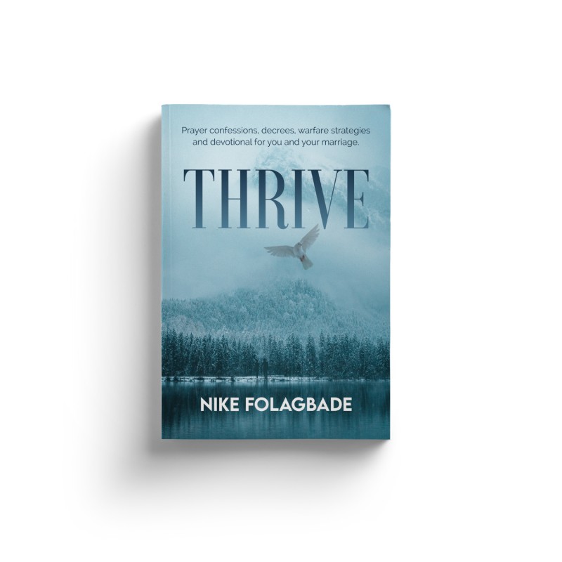 THRIVE: Prayer confessions, decrees, warfare strategies, and devotional for you and your marriage Hardcopy